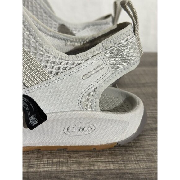 CHACO ODYSSEY Closed Toe Hiking Sport Sandals Women 8 Metallic Silver/Gray Mesh - Picture 4 of 14